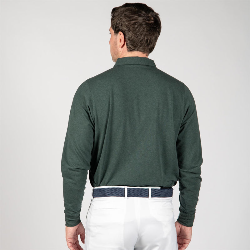 Quinlivan LS Polo Rolling Rock Heather