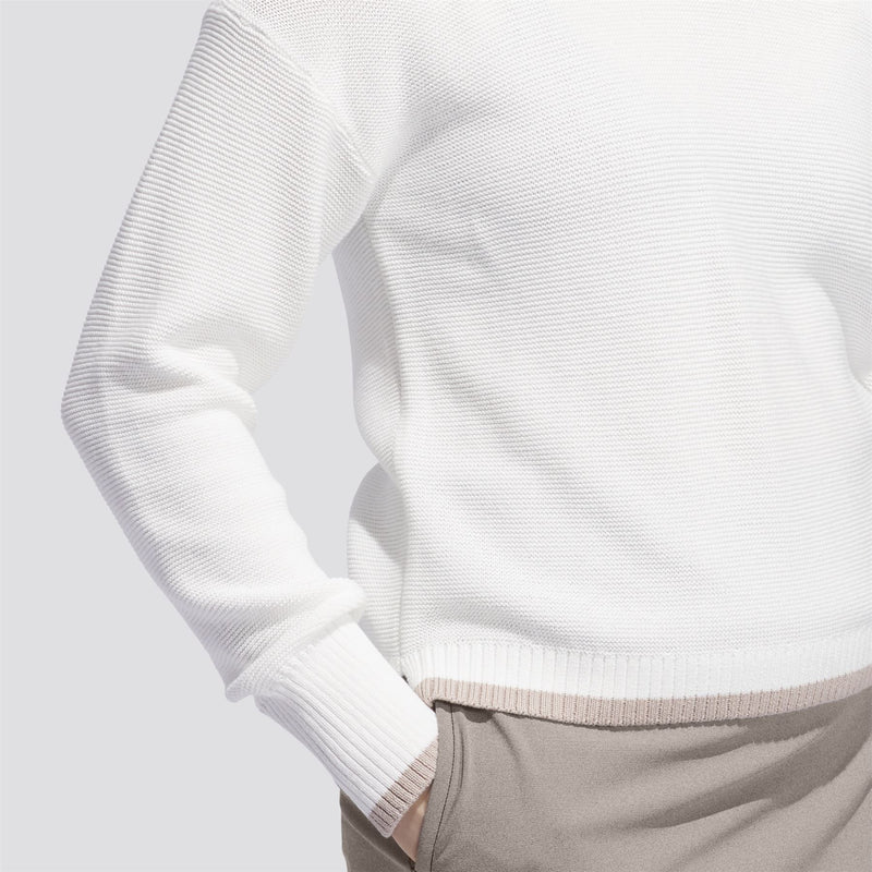 Womens Ultimate365 Knitted Sweater White