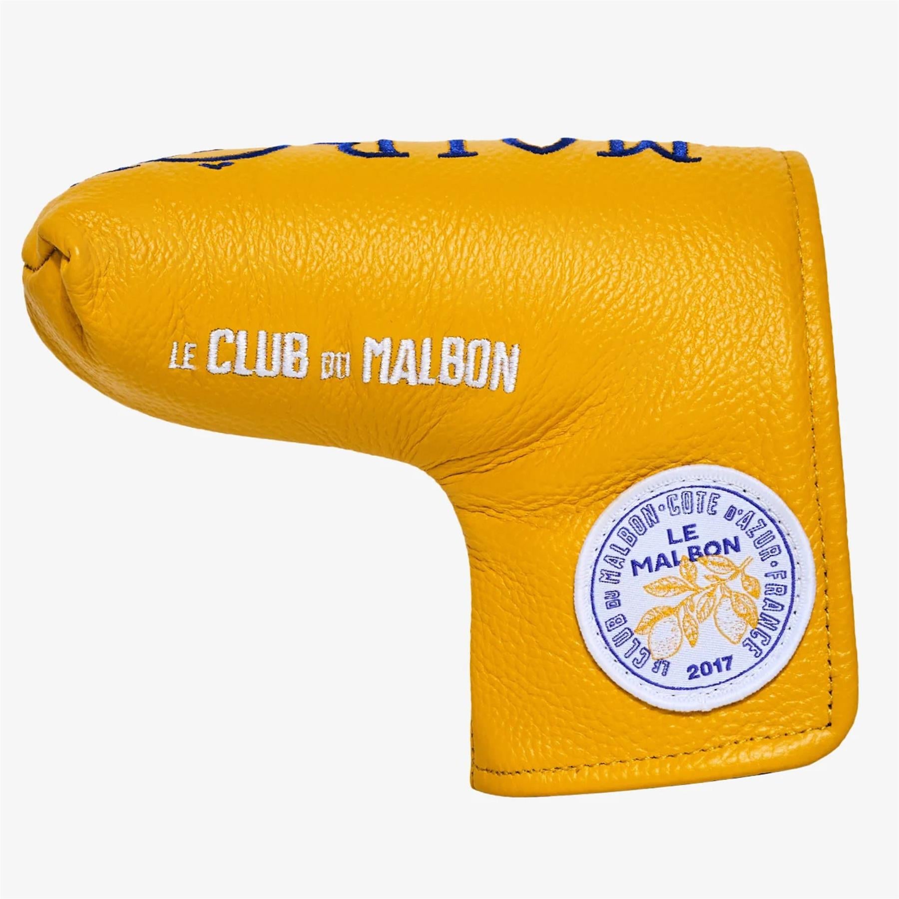 Malbon Golf Grasse Blade Putter Cover Gold | TRENDYGOLF USA