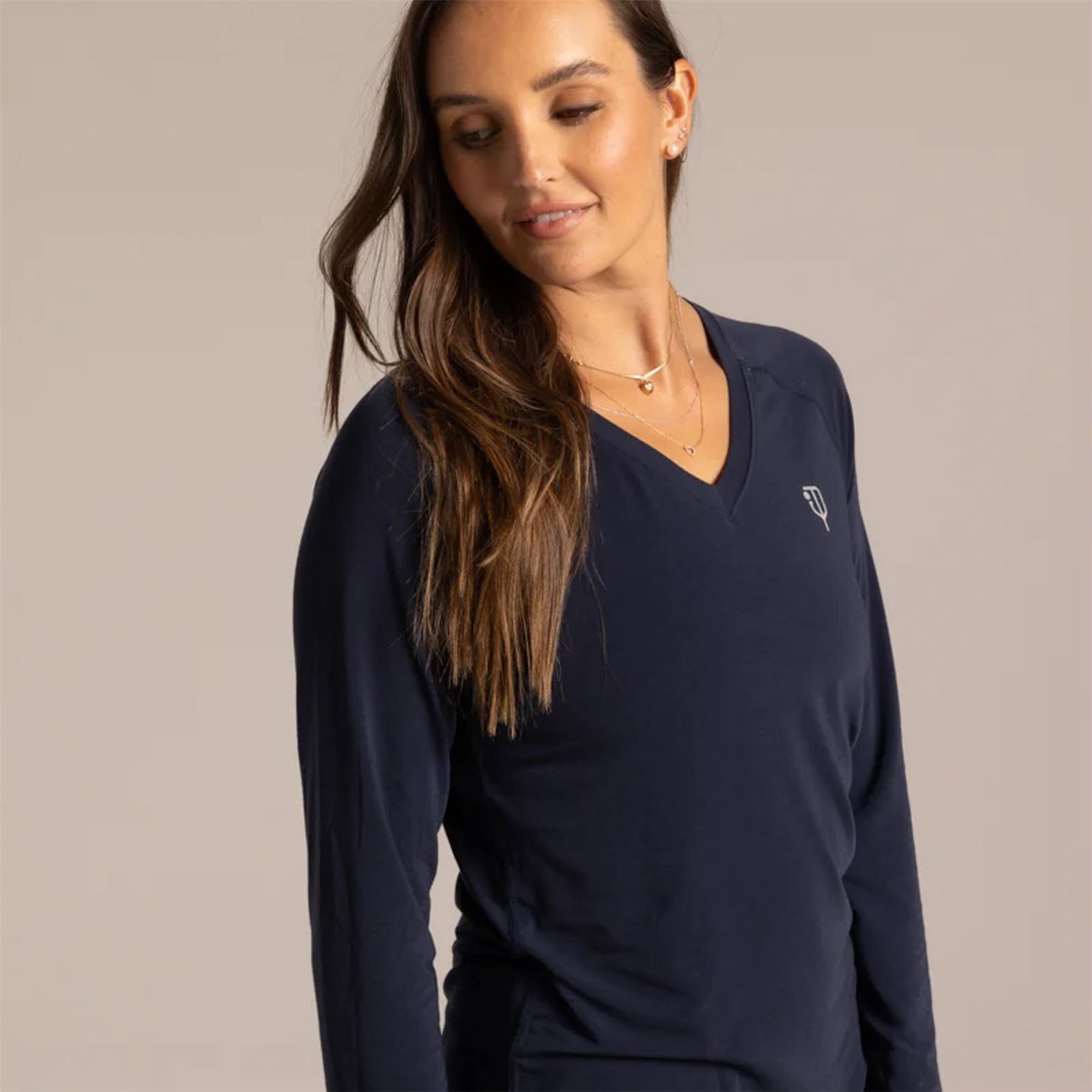 Womens 5.0 LS Tee Bainbridge Blue