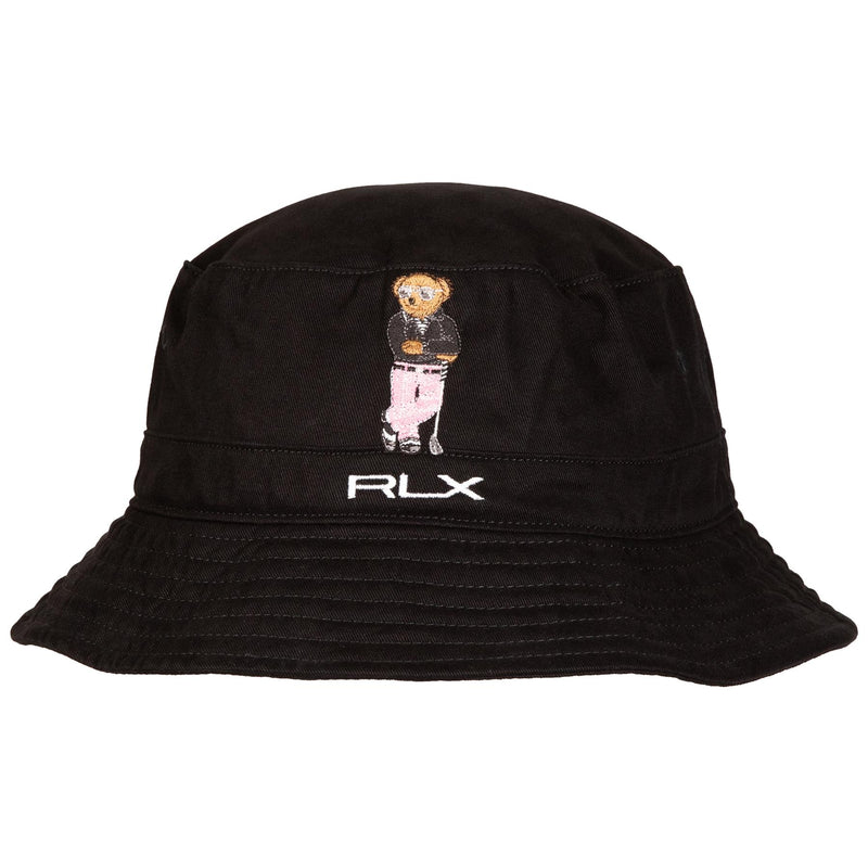 RL Bear Logo Bucket Hat Black