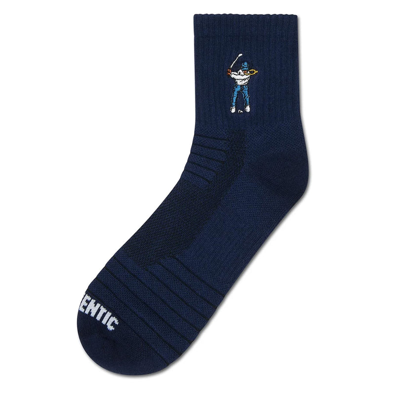 Ankle Height Logo Socks Navy