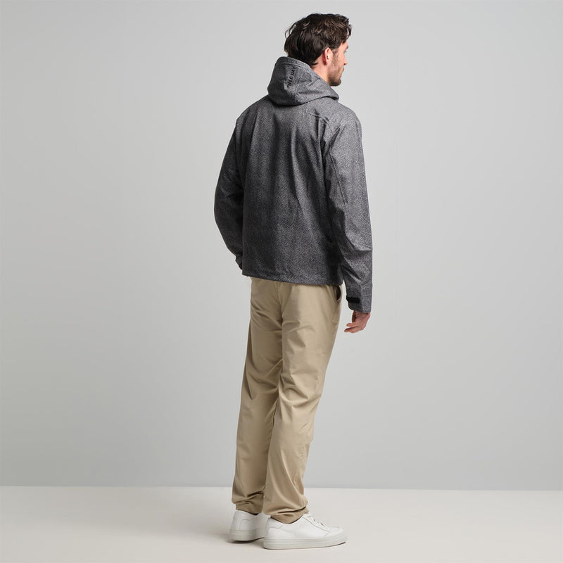 James 3 Layer Jacket Exploded Grey Donegal