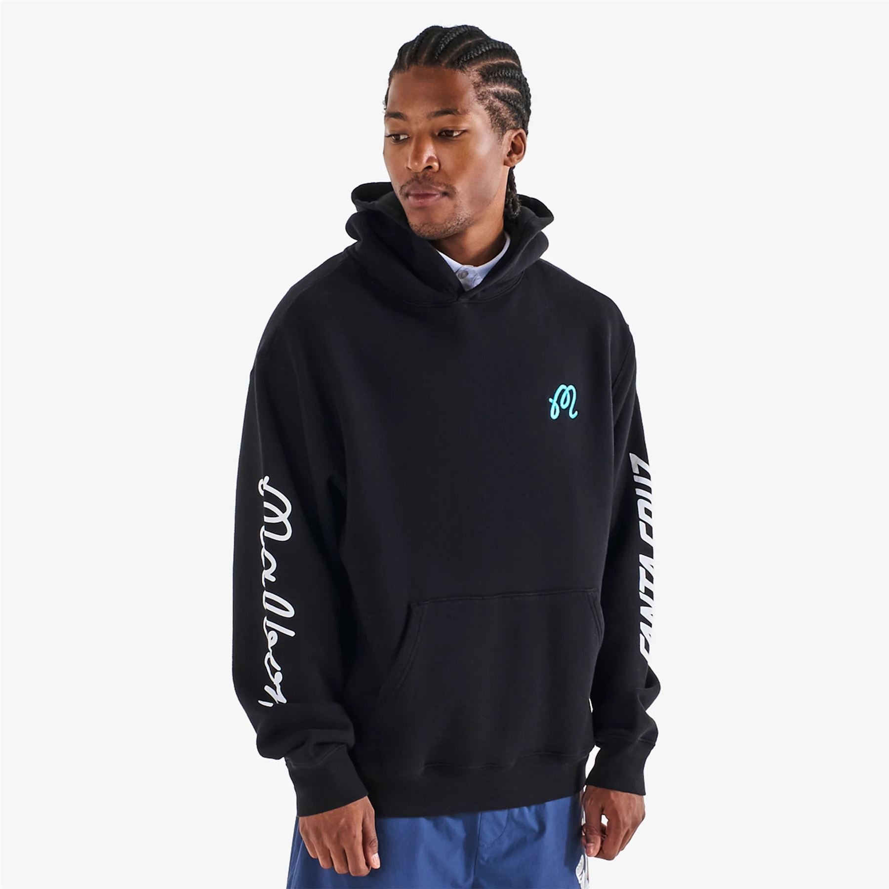 x Santa Cruz Fesque Screaming Hand Hoodie Black