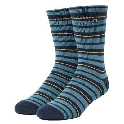 Wander Wherever Socks Mood Indigo