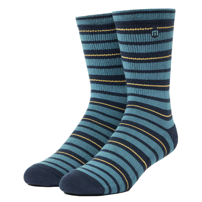 Wander Wherever Socks Mood Indigo