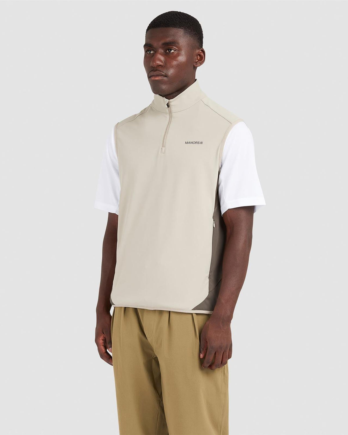 1/4 Zip Tech Vest Dune