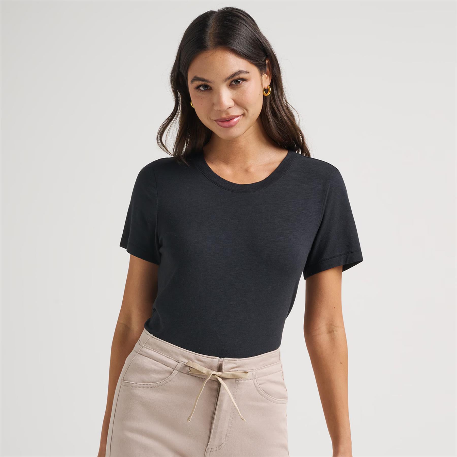 Womens Cloud Tee Black