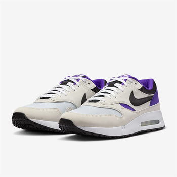 ワンパイ Nike Air Max 1 '86 OG Golf Shoes Neutral Gray/Black/White/Purple