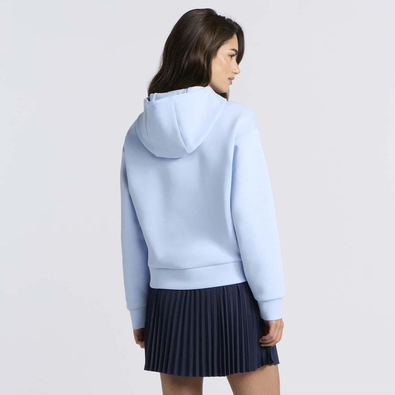 Womens Cotton Blend Scuba Hoodie