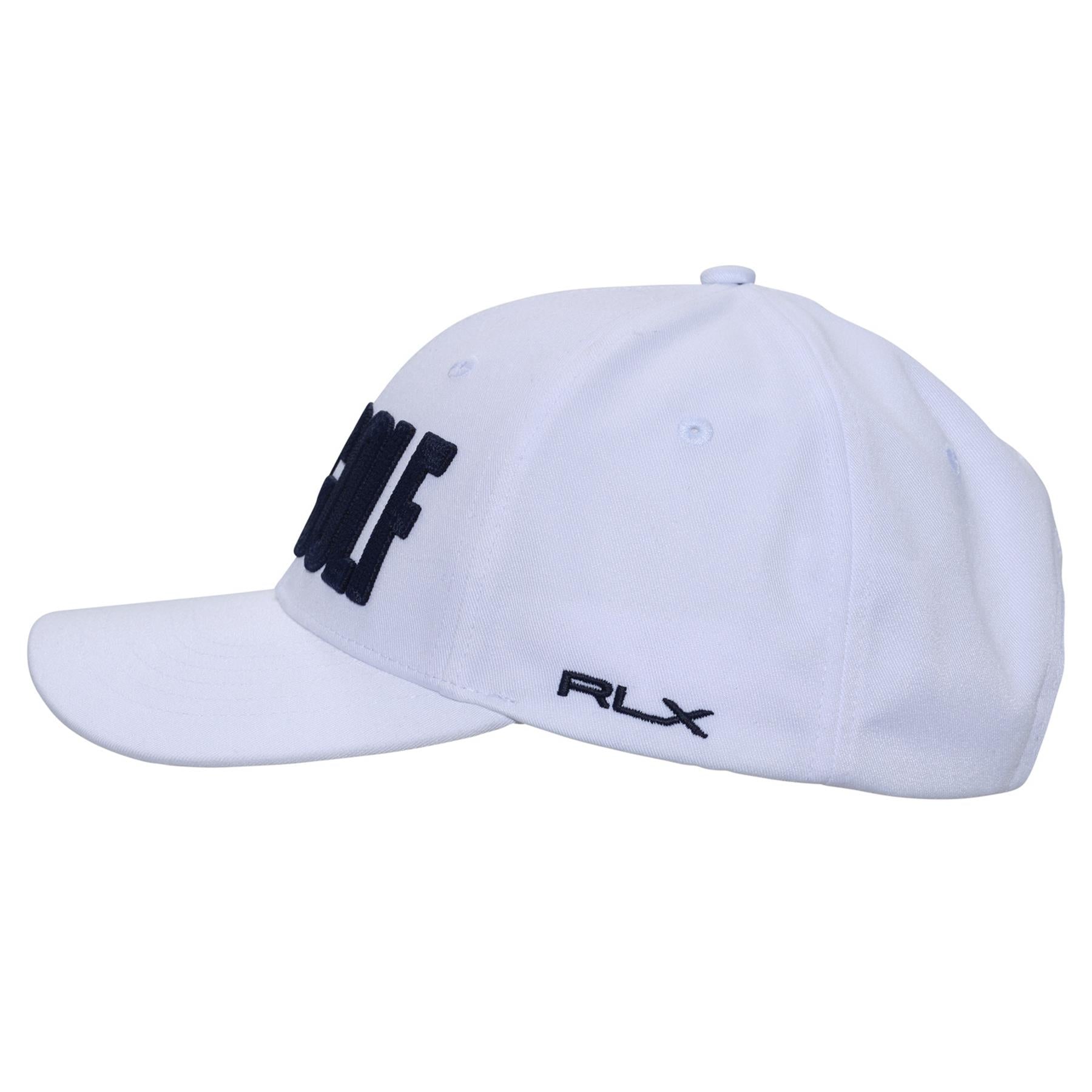 Ralph Lauren RLX Golf Logo Cap White | TRENDYGOLFUSA