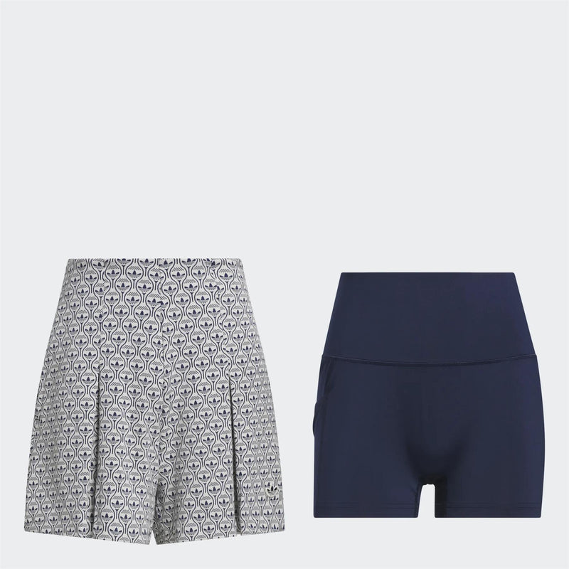 Womens Originals All Over Skort Chalk White/Night Indigo