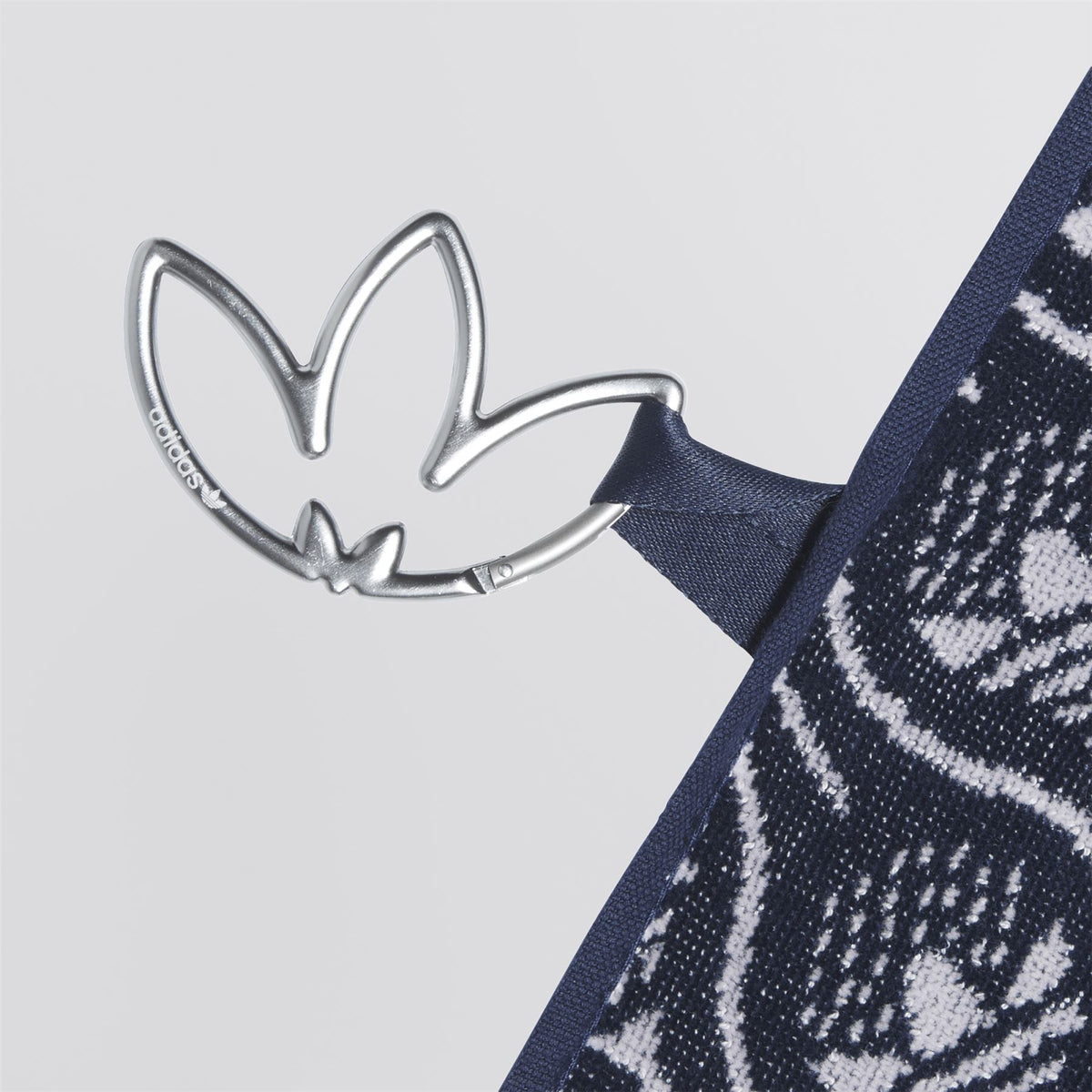 Originals All Over Trefoil Towel Night Indigo