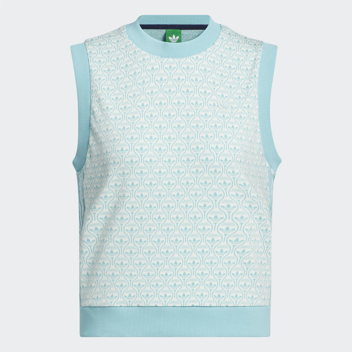 Womens Originals All Over Vest Chalk White/Light Aqua