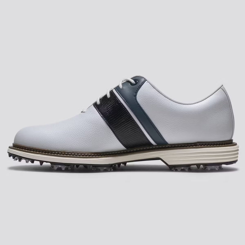 Premiere Series Packard Cleated Laced Golf Shoes White/Navy