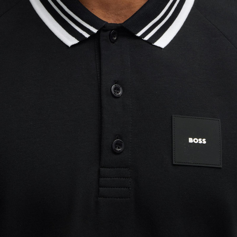 Paddy Rib Polo Black