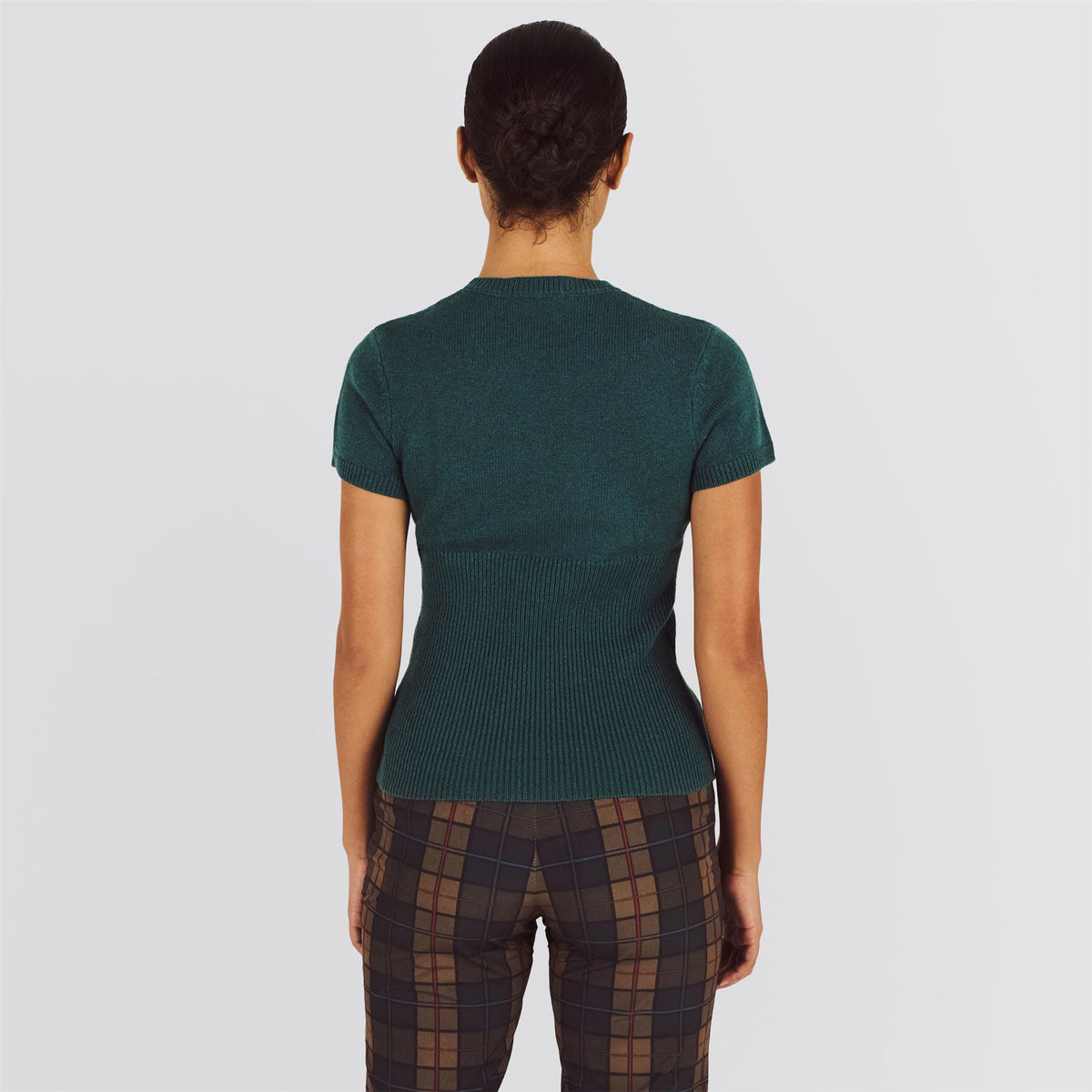 Womens Lisette Knit Top Hunter Green