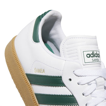 adidas gazelle silver green womens adidas Golf Originals Samba Spikeless Golf Shoes White/Green