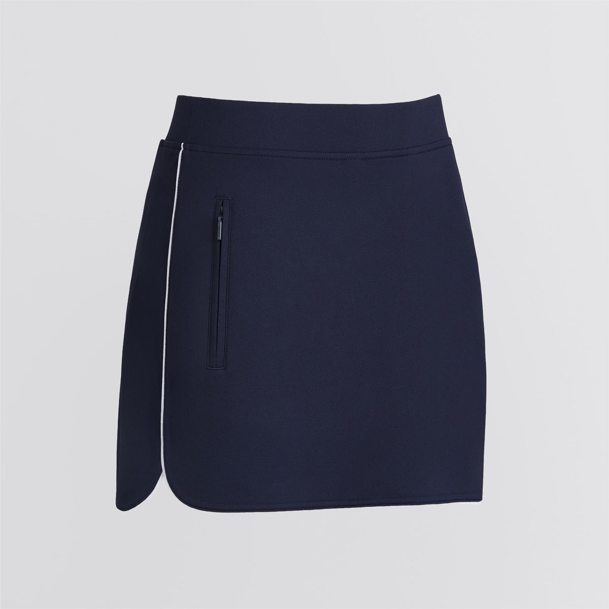 3D Tulip Hem Tech Pique Skort Twilight