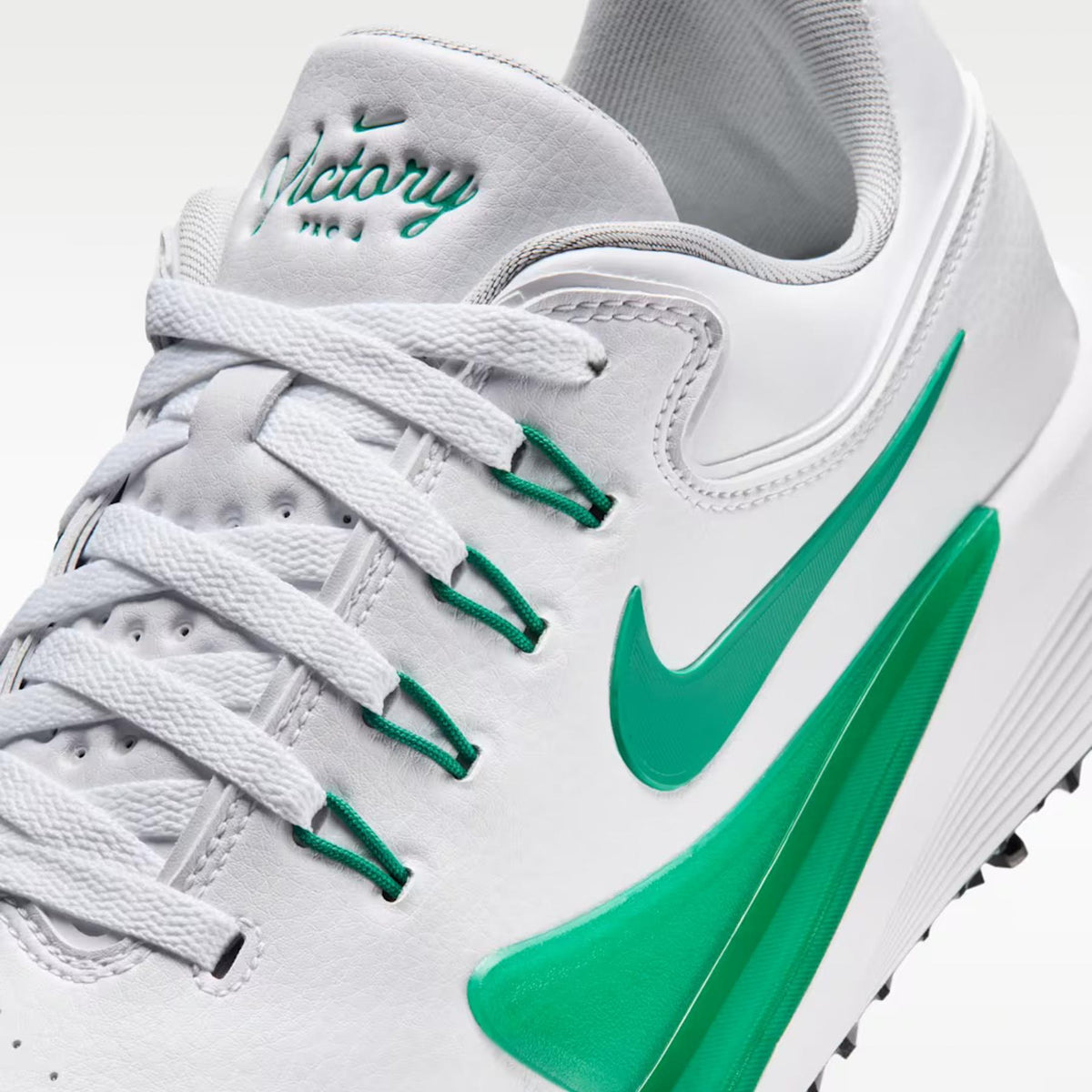 Victory Pro 4 Spiked Golf Shoes White/Malachite Black