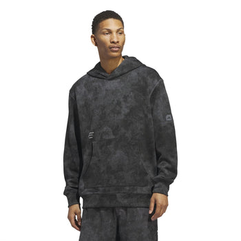 Adicross Print Design Hoodie Black
