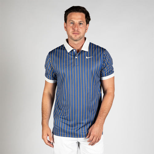 Dri-FIT Victory+ Novelty Polo Comet Blue/Photon Dust/White