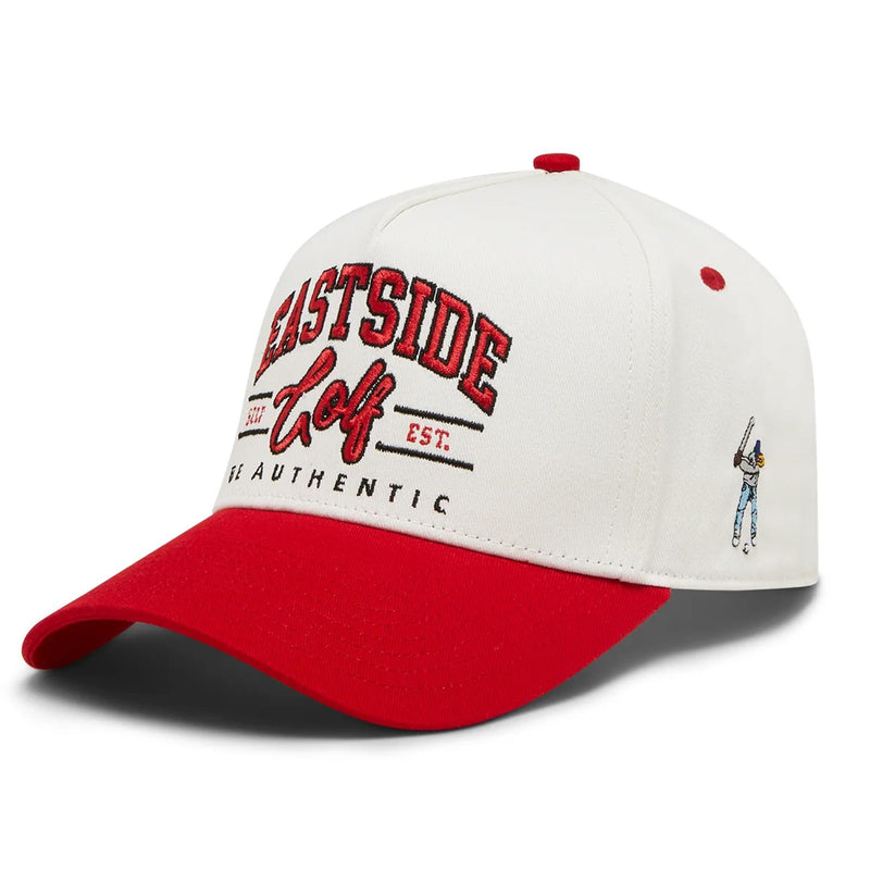 Five Panel Hat Jet Stream/True Red