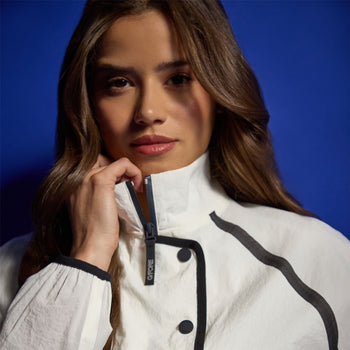 BRIEFING 新品　完売品　WOMEN‘S WIND BLOUSON G/FORE Contrast Stretch Cropped OPS Windbreaker Snow