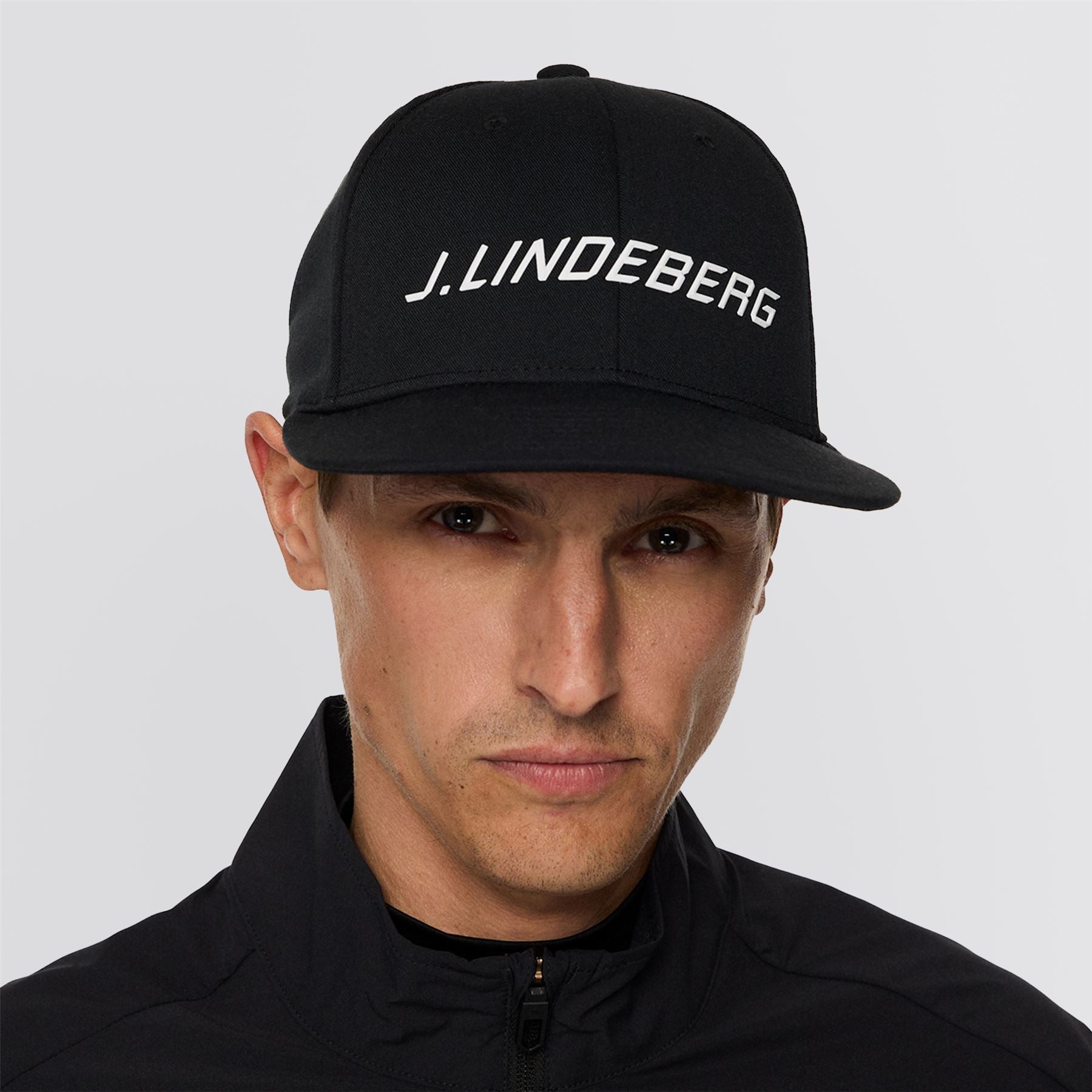 J.Lindeberg Drive Cap Black | TRENDYGOLF USA