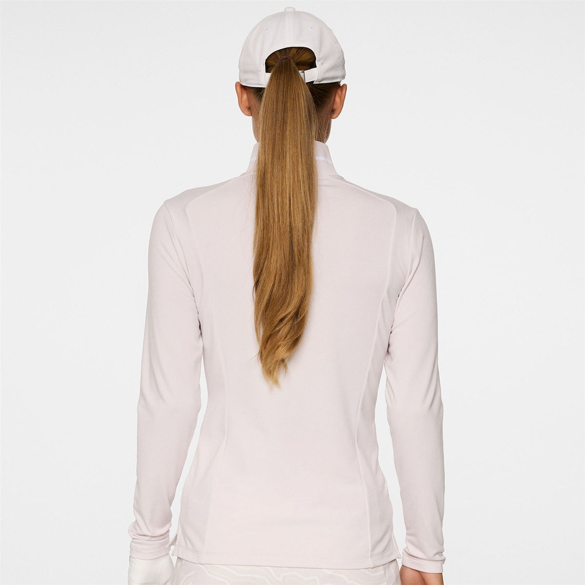 Womens Hertta LS Polo Gray Lilac