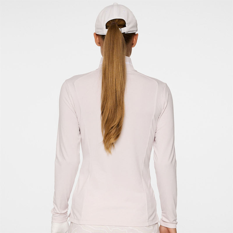 Womens Hertta LS Polo Gray Lilac