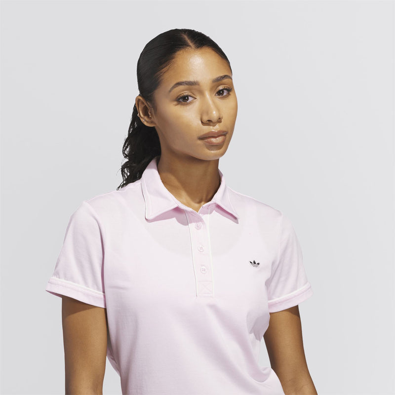 Womens Originals Solid Polo Clear Pink