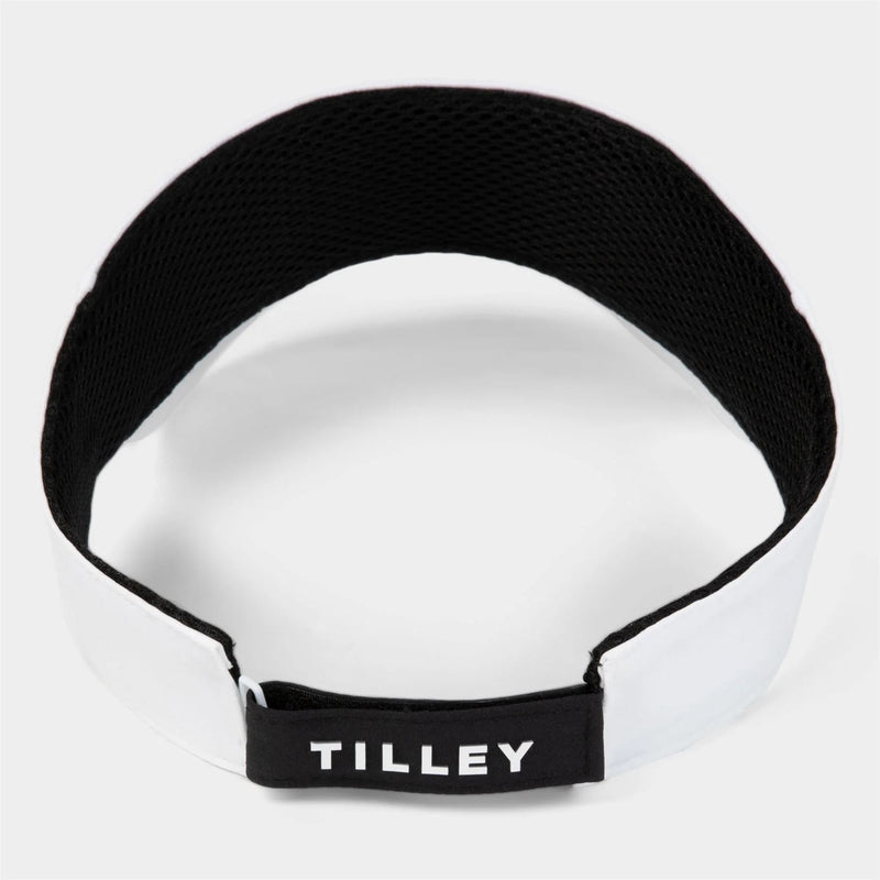 Womens Contrast Golf Visor White/Black