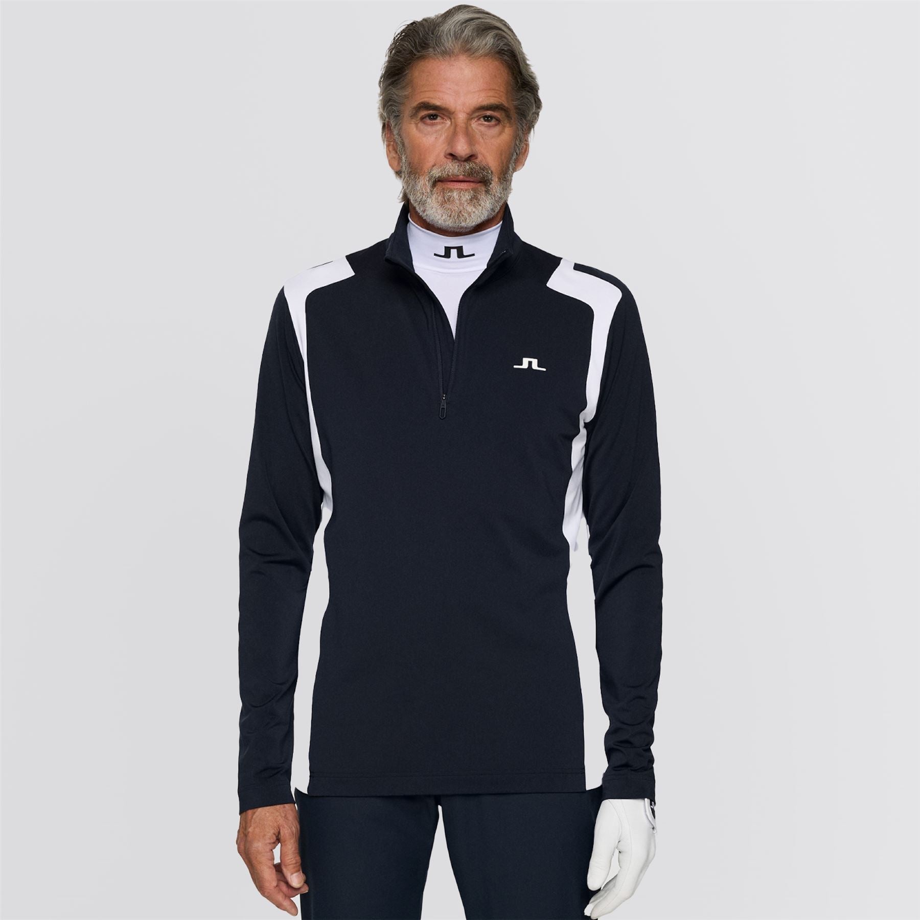 Lukas Quarter Zip Mid Layer JL Navy