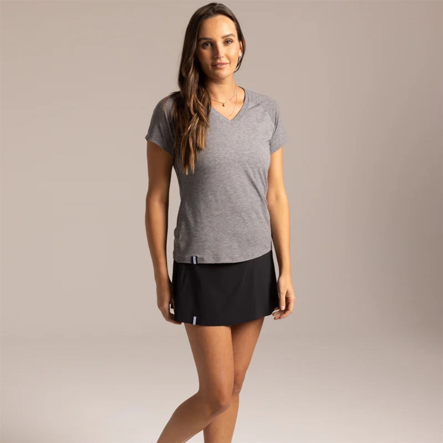 Womens 5.0 Tee Heather Gray