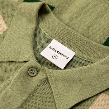 Students Golf Roberts Knit Cardigan Moss | TRENDYGOLF USA
