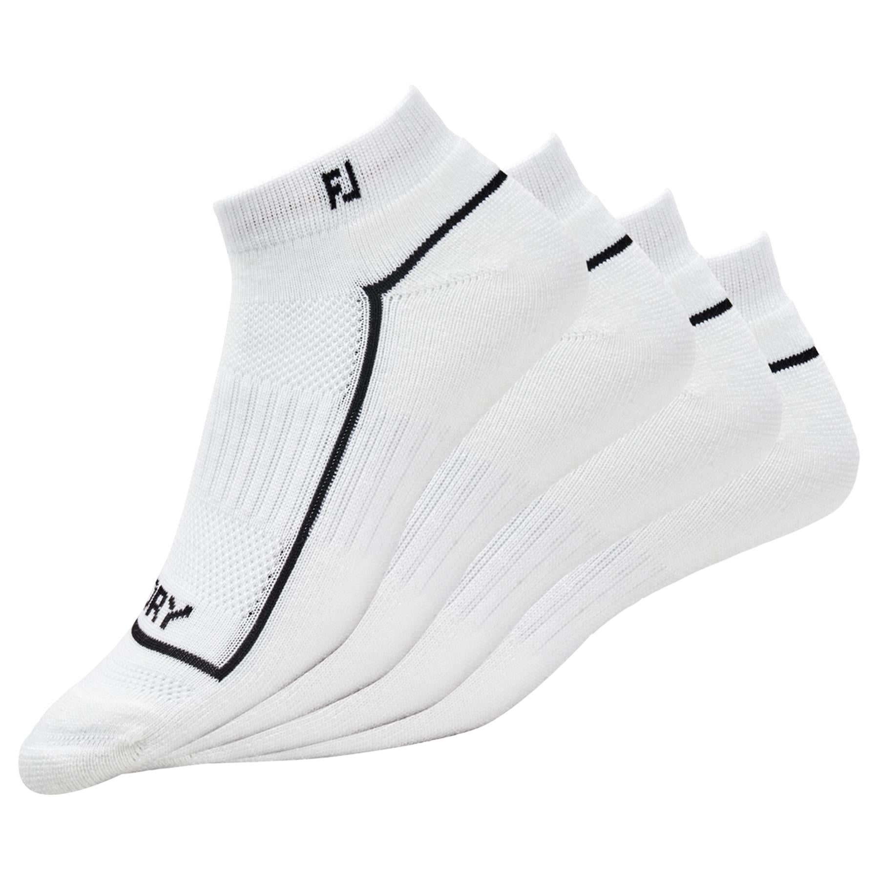 Womens ProDRY Sportlet Socks 2 Pack White