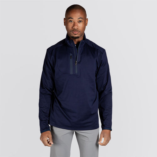 RLX Half Zip Stretch Jersey Pullover Refined Navy