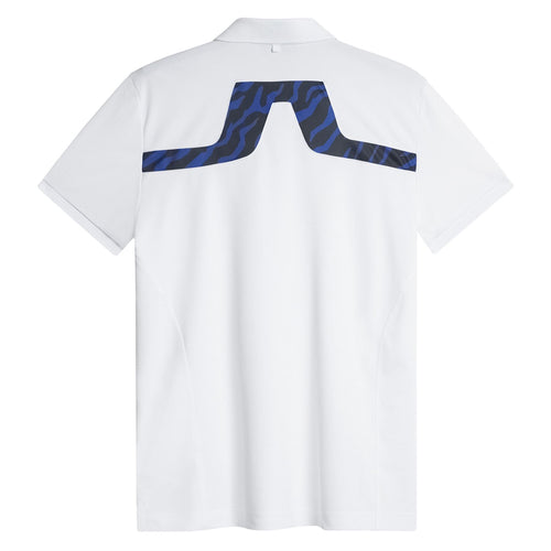 KV TX Jersey Print Polo White/Tour Tiger Clematis - SS25