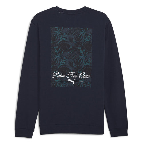 x PTC Glitch Graphic Crewneck Deep Navy - AW24