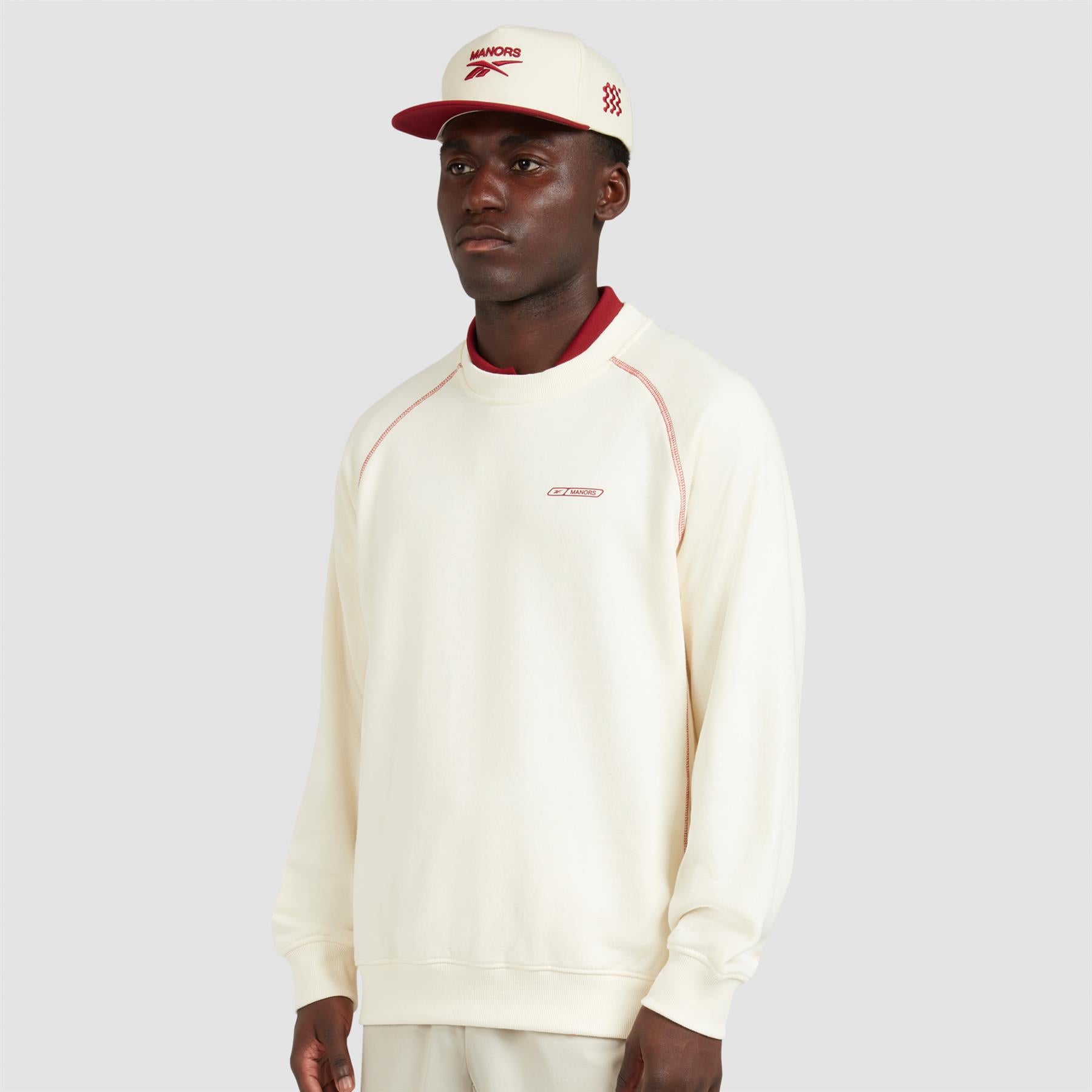 x Reebok Organic Course Pullover Chalk