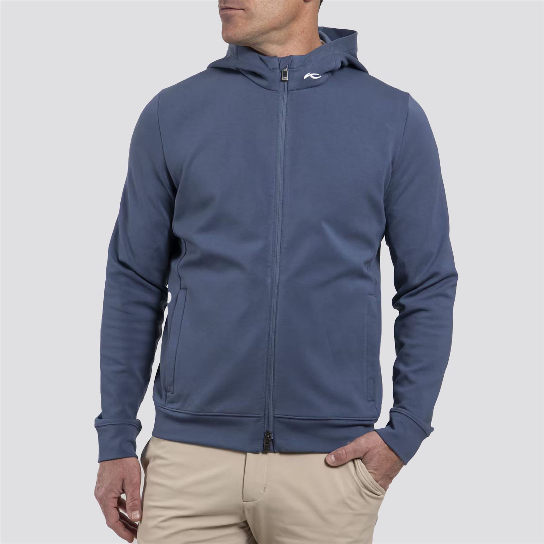 Hollow Pima Hoodie Atlanta Blue