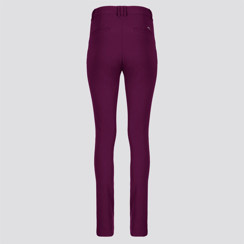 Womens Warm Stretch Treggings Deep Ruby