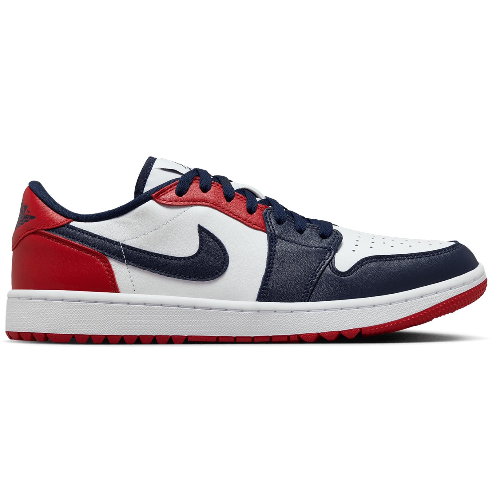 Air Jordan 1 Low Golf Shoes White/Red - SS24 - TRENDYGOLF USA