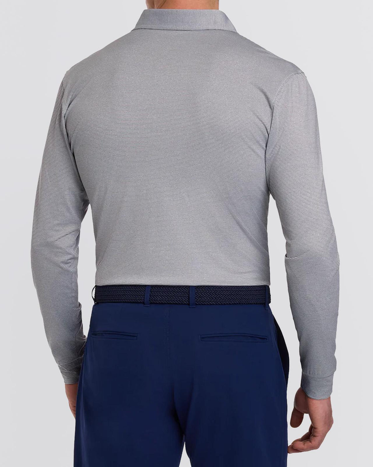The Burke Polo Grey/White