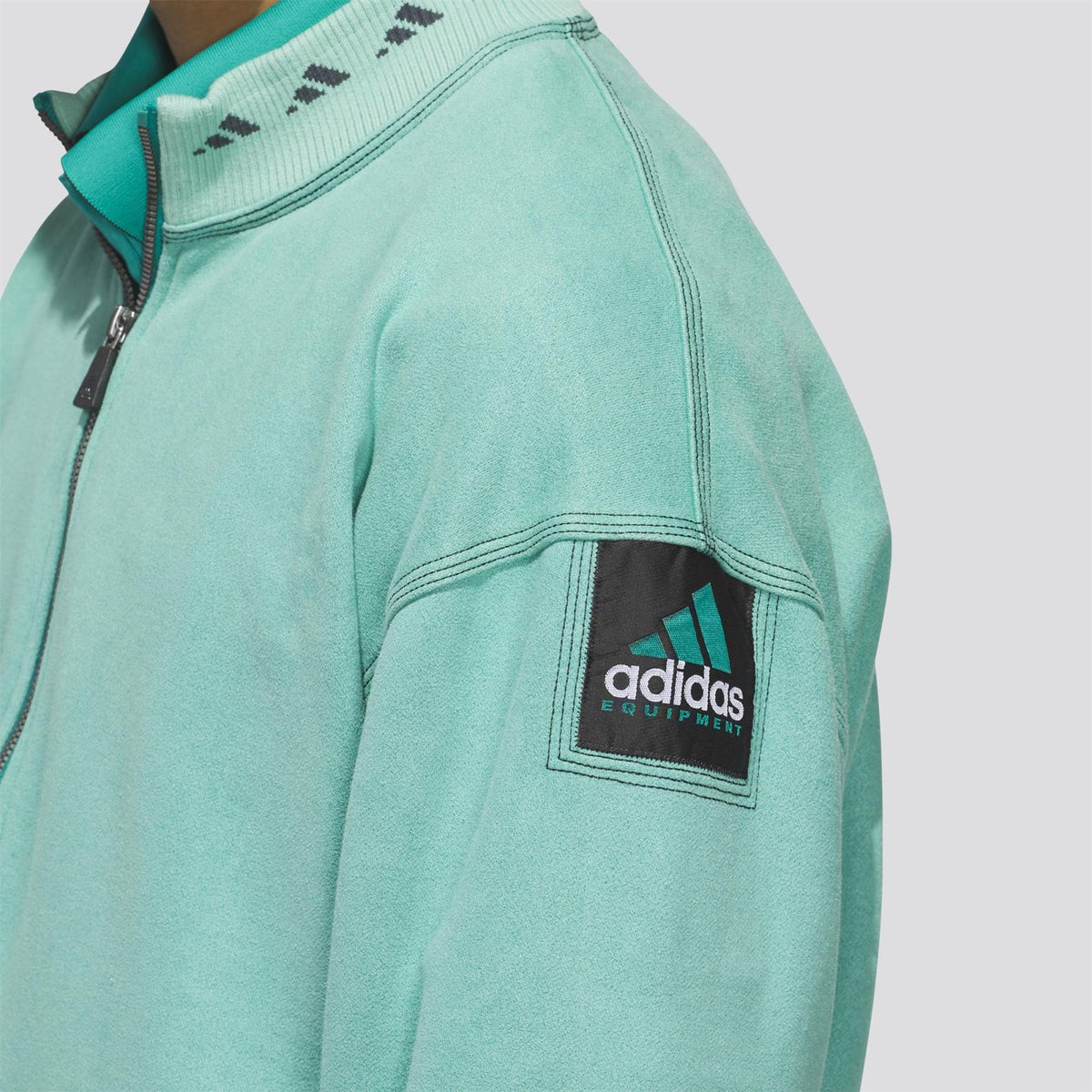 Equipment Quarter Zip Jacket Green