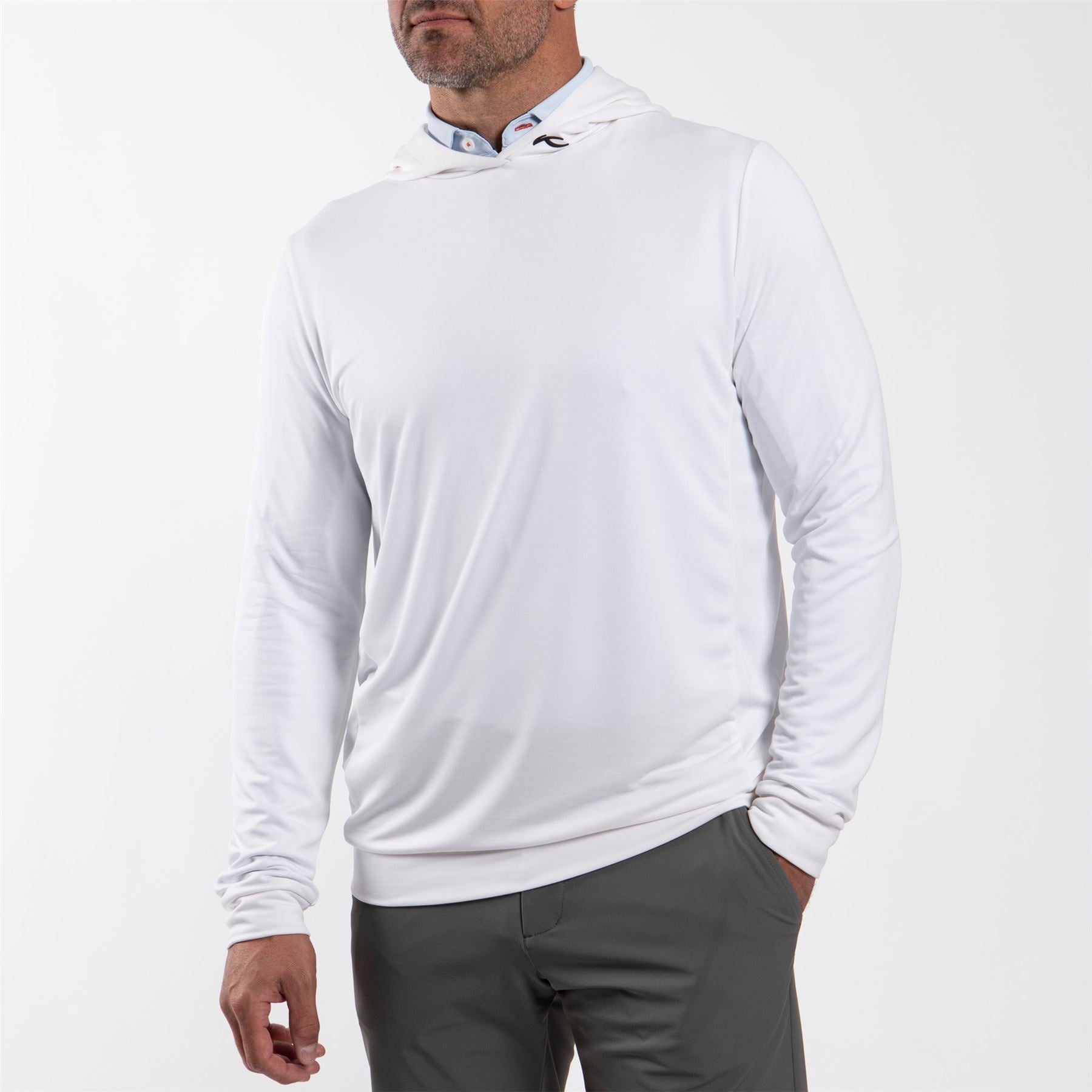 Kallen Hooded Mid Layer White