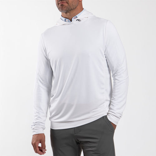 Kallen Hooded Mid Layer White