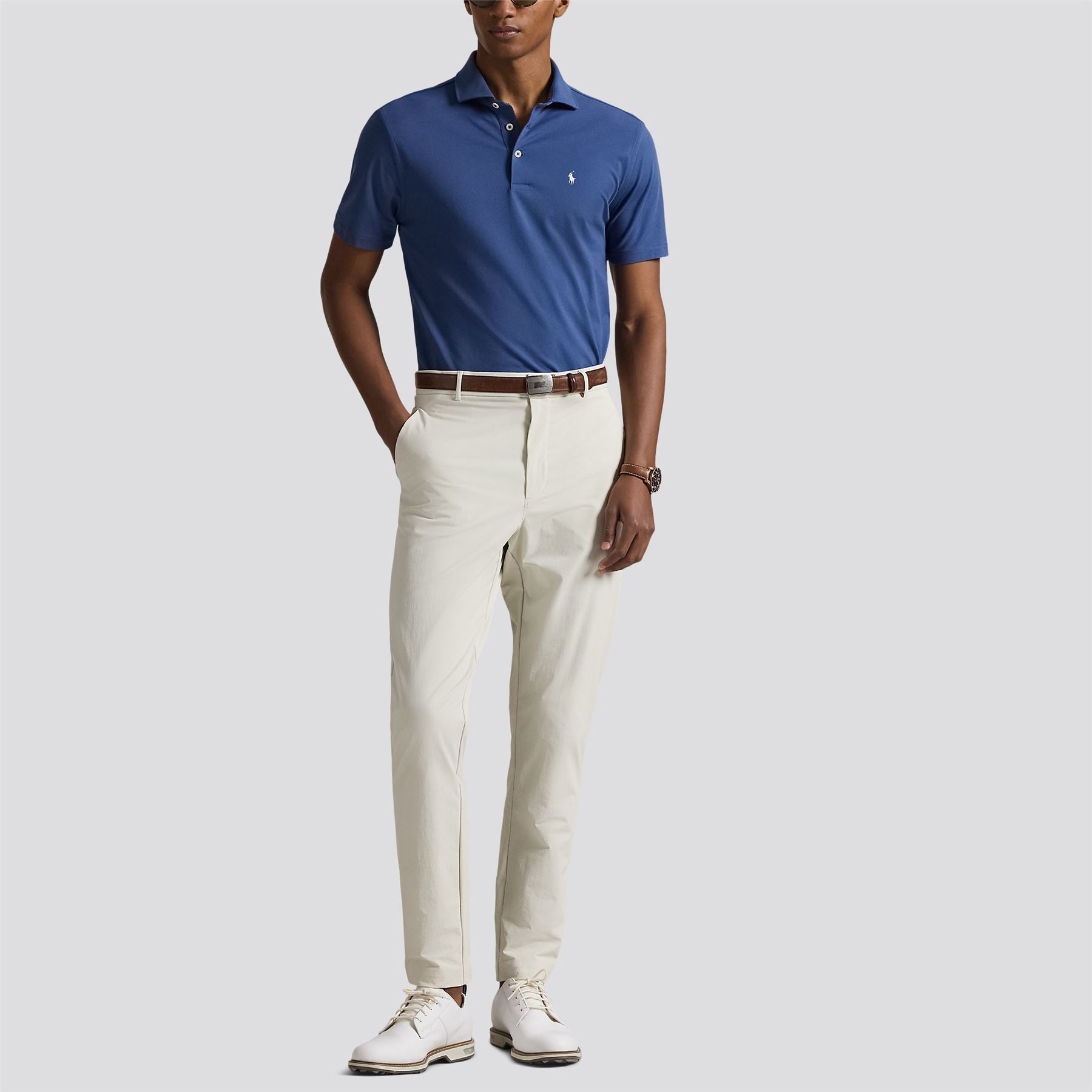 Ralph Lauren RLX Performance Pique Polo Old Royal | TRENDYGOLF USA