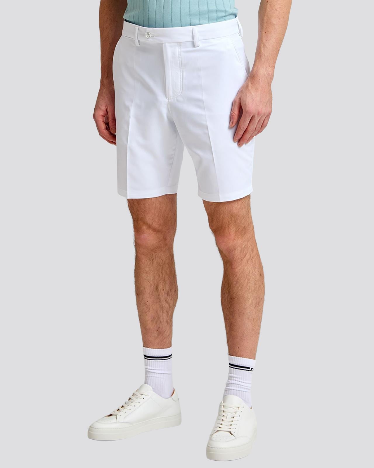 Mitch Light Polo Stretch Short White